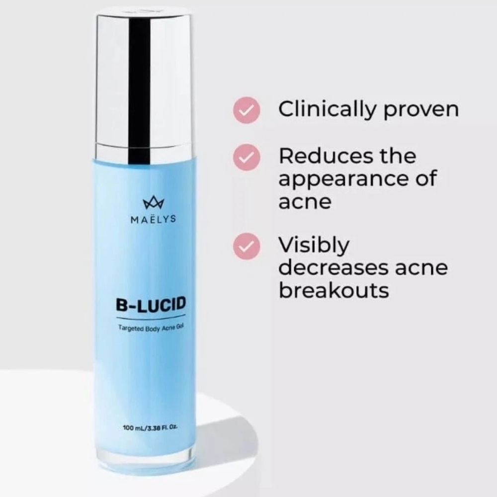 Maelys B-LUCID Targeted Body Acne Gel - Blue